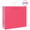 Sacs en papier 250 pcs avec poignées rose 54x15x49 cm 532684532684
