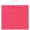 Sacs en papier 250 pcs avec poignées rose 54x15x49 cm 532684532684