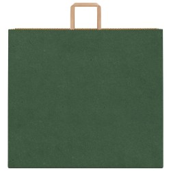 Sacs en papier 250 pcs avec poignées vert 54x15x49 cm 532687532687