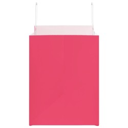 Sacs en papier 250 pcs avec poignées rose 32x22x28 cm 532692532692