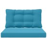 Coussin de canapé d'extérieur 2 pcs Bleu royal Polyester 532693532693
