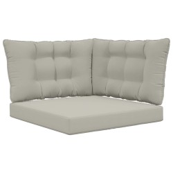 Coussin de canapé d'extérieur 3 pcs Gris Polyester 532695532695