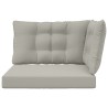 Coussin de canapé d'extérieur 3 pcs Gris Polyester 532695532695