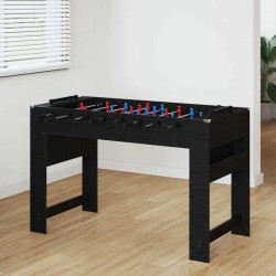 Table de Foosball Chêne Noir 125 x 60,5 x 80 cm 532697532697