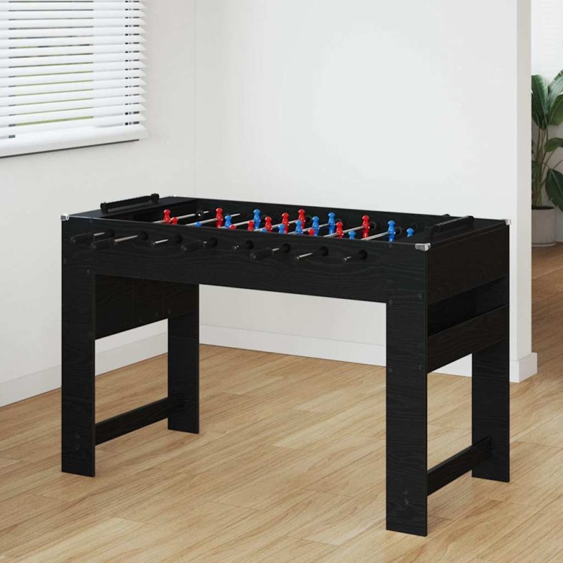 Table de Foosball Chêne Noir 125 x 60,5 x 80 cm 532697532697