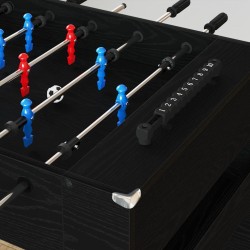 Table de Foosball Chêne Noir 125 x 60,5 x 80 cm 532697532697