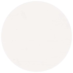 Dessus de table rond blanc Ø50x3 cm bois de pin massif 532699532699