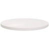 Dessus de table rond blanc Ø50x3 cm bois de pin massif 532699532699