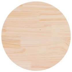 Dessus de table rond Ø60x3 cm bois de pin massif 532700532700