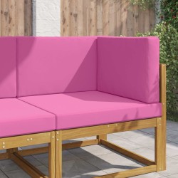 Coussin de canapé d'extérieur 3 pcs Rose Polyester 532704532704