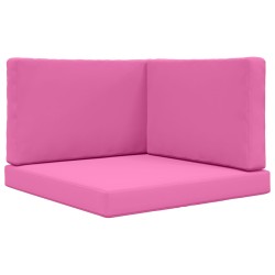 Coussin de canapé d'extérieur 3 pcs Rose Polyester 532704532704