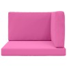 Coussin de canapé d'extérieur 3 pcs Rose Polyester 532704532704