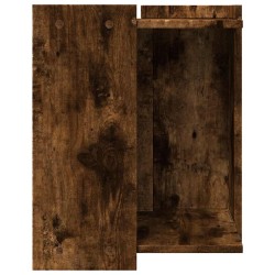 Meuble de bac à litière pour chat chêne fumé bois d'ingénierie 532707532707