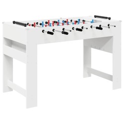 Table de Foosball Blanc 125 x 60,5 x 80 cm Bois d'ingénierie 532711532711