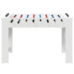 Table de Foosball Blanc 125 x 60,5 x 80 cm Bois d'ingénierie 532711532711