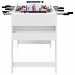 Table de Foosball Blanc 125 x 60,5 x 80 cm Bois d'ingénierie 532711532711