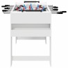 Table de Foosball Blanc 125 x 60,5 x 80 cm Bois d'ingénierie 532711532711