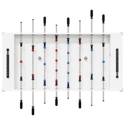 Table de Foosball Blanc 125 x 60,5 x 80 cm Bois d'ingénierie 532711532711