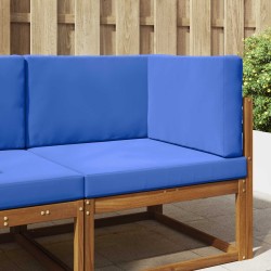 Coussin de canapé d'extérieur 3 pcs Turquoise Polyester 532714532714