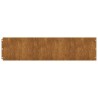 Bordures de pelouse 20 pcs 25x103 cm acier patinable flexible 532716532716