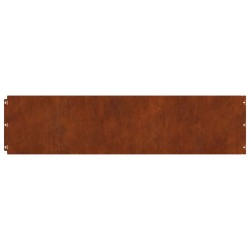 Bordures de pelouse 20 pcs 25x103 cm acier patinable flexible 532716532716