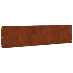 Bordures de pelouse 20 pcs 25x103 cm acier patinable flexible 532716532716