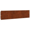 Bordures de pelouse 20 pcs 25x103 cm acier patinable flexible 532716532716