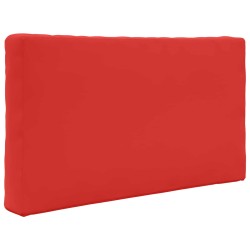 Coussin de canapé d'extérieur 3 pcs Rouge Polyester 532722532722