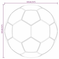 Tables de Football 12 pcs Blanc 3,6 x 3,6 cm Polypropylène 532724532724