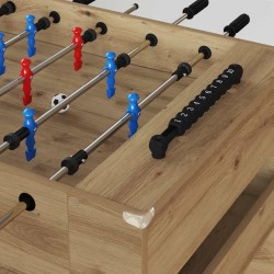Table de Foosball Chêne Artisanal 125 x 60,5 x 80 cm 532726532726