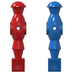 Joueurs de table de baby-foot 22 pcs Bleu et Rouge PP 532727532727
