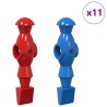 Joueurs de table de baby-foot 22 pcs Bleu et Rouge PP 532727532727
