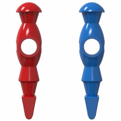 Joueurs de table de baby-foot 22 pcs Bleu et Rouge PP 532727532727