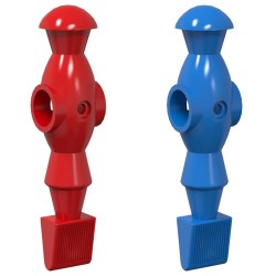 Joueurs de table de baby-foot 22 pcs Bleu et Rouge PP 532727532727