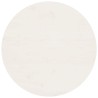 Dessus de table rond blanc Ø70x3 cm bois de pin massif 532730532730