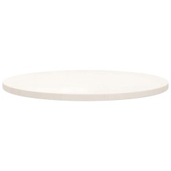 Dessus de table rond blanc Ø70x3 cm bois de pin massif 532730532730