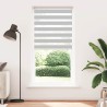 Store zèbre gris clair largeur du tissu 105,9 cm polyester 532731532731
