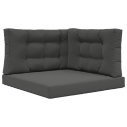 Coussin de canapé d'extérieur 3 pcs Anthracite Polyester 532733532733