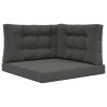 Coussin de canapé d'extérieur 3 pcs Anthracite Polyester 532733532733