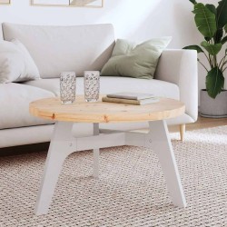 Dessus de table rond Ø70x3 cm bois de pin massif 532734532734