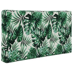 Coussin de canapé d'extérieur 3 pcs Motif feuille Polyester 532737532737