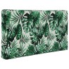 Coussin de canapé d'extérieur 3 pcs Motif feuille Polyester 532737532737