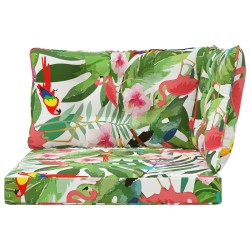 Coussin de canapé d'extérieur 3 pcs coloré Polyester 532740532740