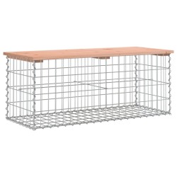 Banc de jardin design gabion 103x44x42cm bois massif de douglas 532748532748