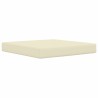 Coussin de canapé d'extérieur 3 pcs Crème Polyester 532754532754