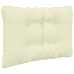 Coussin de canapé d'extérieur 3 pcs Crème Polyester 532754532754