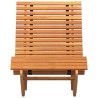 Transat 2 pcs Marron 154 x 60 x 74 cm Bois d'Acacia Massif 532763532763