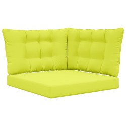Coussin de canapé d'extérieur 3 pcs Vert Polyester 532766532766