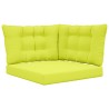 Coussin de canapé d'extérieur 3 pcs Vert Polyester 532766532766