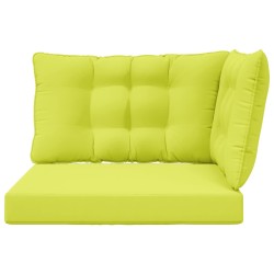 Coussin de canapé d'extérieur 3 pcs Vert Polyester 532766532766